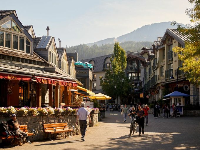 Một góc của Whistler, British Columbia. Ảnh: WSJ